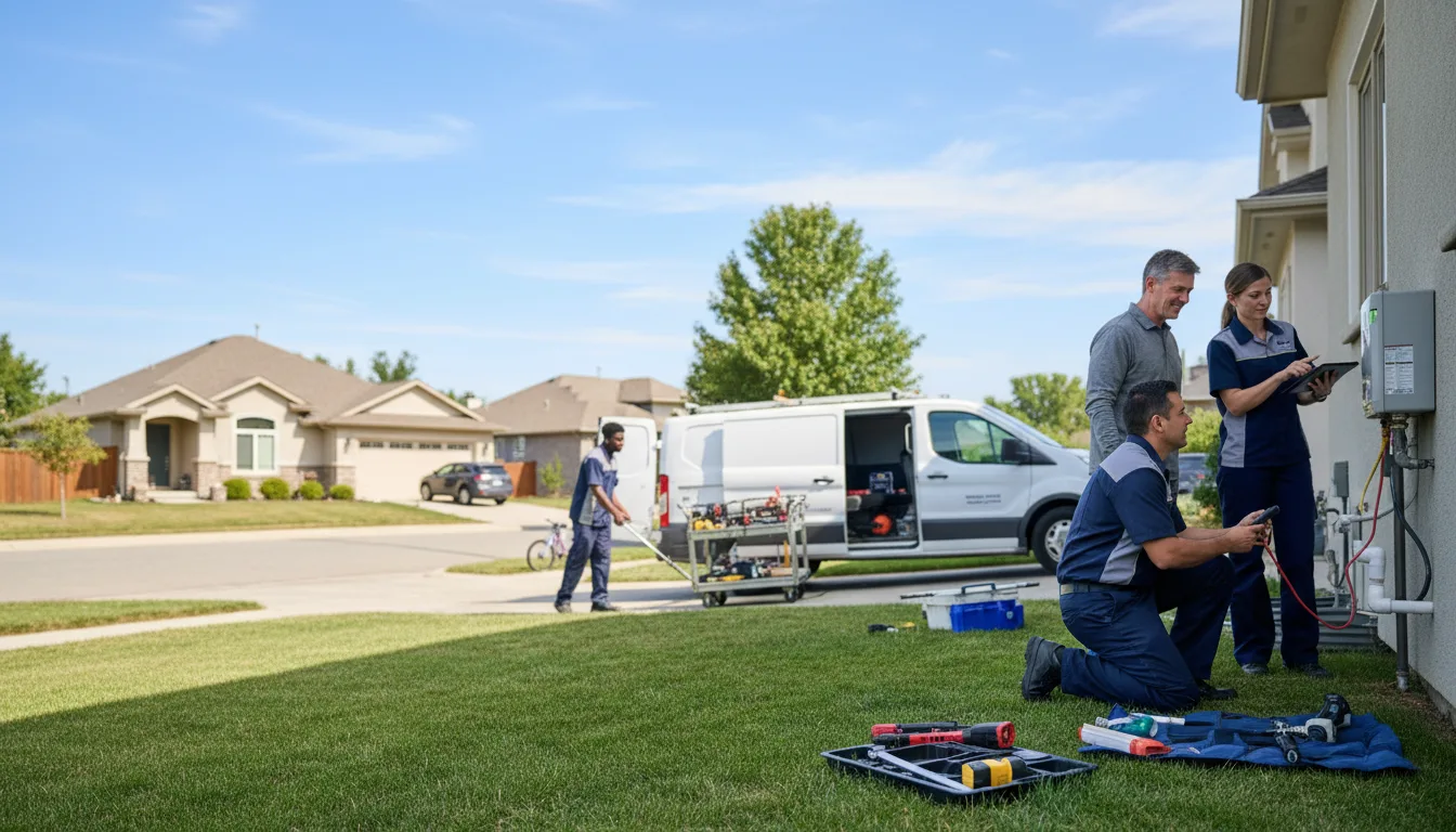 Tankless water heater service in Muse, PA